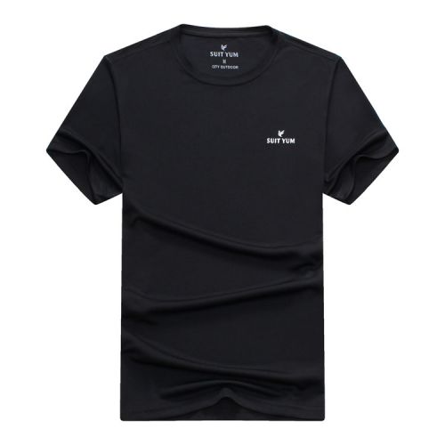 T-shirt sport pour homme SUIT YUM à manche courte en polyester - Ref 2017282