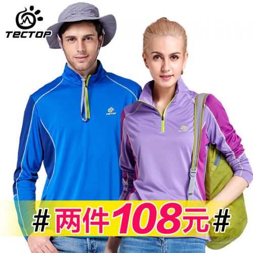 T-shirt sport pour homme TECTOP à manche longue en polyester - Ref 2017284