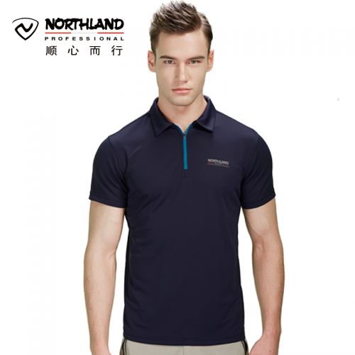 T-shirt sport pour homme NORTHLAND à manche courte en polyester - Ref 2017296