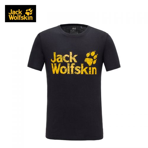 T-shirt sport pour homme JACK WOLFSKIN à manche courte en nylon - Ref 2017340