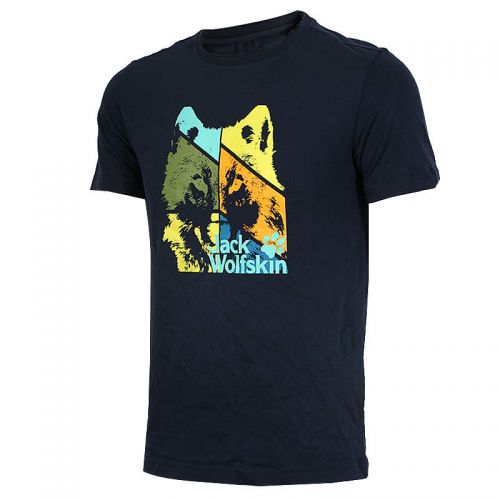 T-shirt sport pour homme JACK WOLFSKIN à manche courte - Ref 2017399