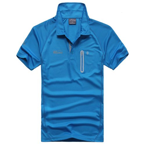 T-shirt sport pour homme WILD WALKER à manche courte en nylon - Ref 2017418