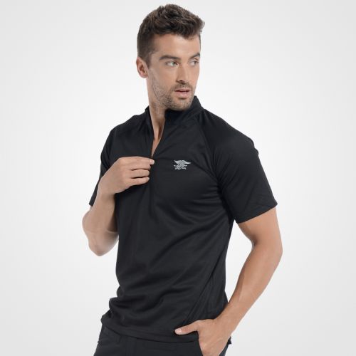 T-shirt sport pour homme à manche courte en polyester - Ref 2017433