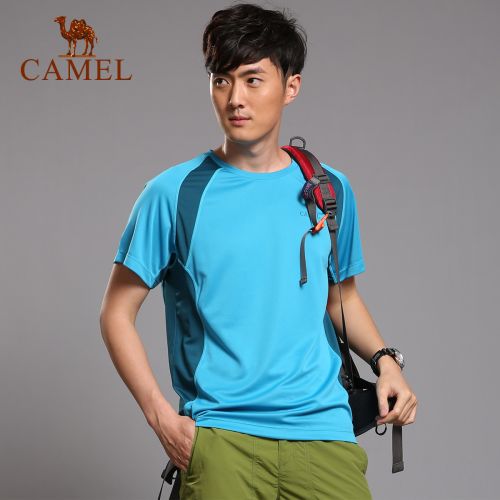 T-shirt sport pour homme CAMEL à manche courte en polyester - Ref 2017438