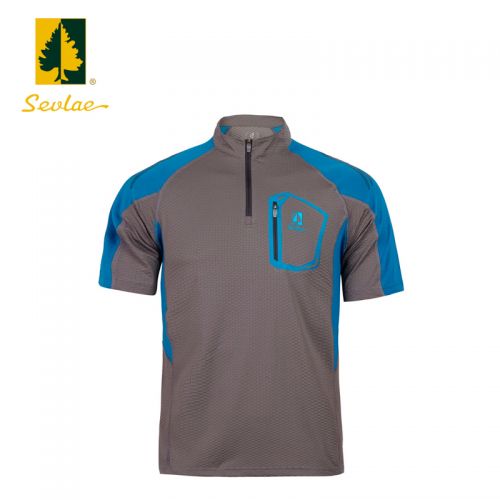 T-shirt sport pour homme à manche courte en polyester - Ref 2017470