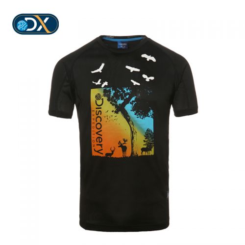 T-shirt sport pour homme DISCOVERY EXPEDITION à manche courte en polyester - Ref 2017523