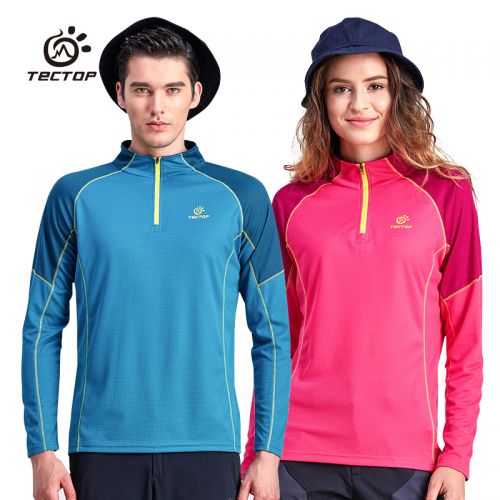 T-shirt sport pour homme TECTOP à manche longue en polyester - Ref 2017585