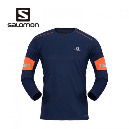 T-shirt sport pour homme SALOMON à manche longue - Ref 2017586