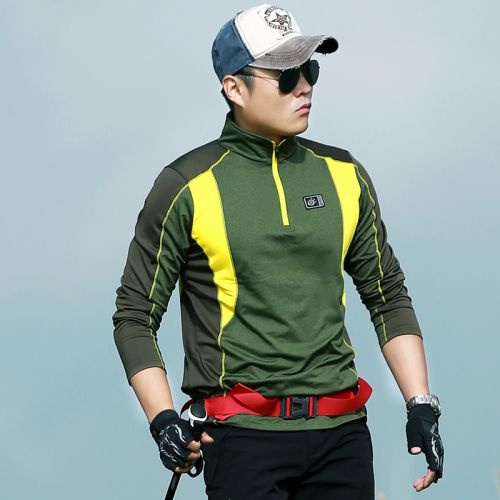 T-shirt sport pour homme à manche longue en nylon - Ref 2017587