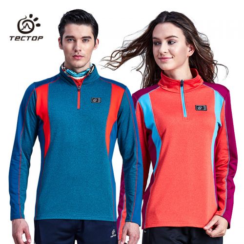 T-shirt sport pour homme TECTOP à manche longue en polyester - Ref 2017595