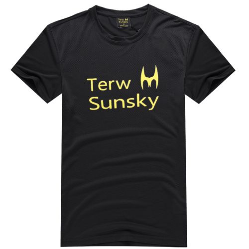 T-shirt sport pour homme TERWSUNSKY à manche courte en polyester - Ref 2017741