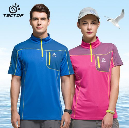 T-shirt sport pour homme TECTOP à manche courte en polyester - Ref 2017826