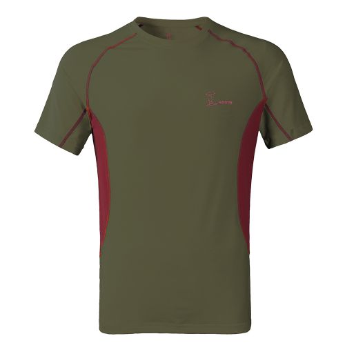 T-shirt sport pour homme YOGELTACKLE à manche courte en polyester - Ref 2017862