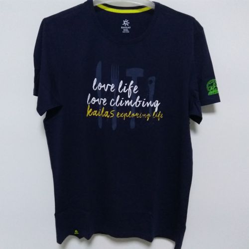 T-shirt sport pour homme KAILAS à manche courte en coton - Ref 2017866