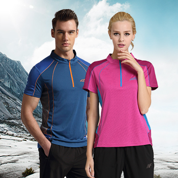 T-shirt sport pour homme RAUDETE à manche courte en polyester - Ref 2017902