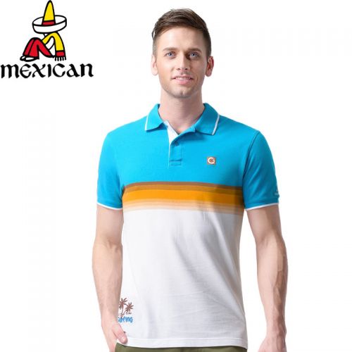 T-shirt sport pour homme MEXICAN à manche courte en coton - Ref 2017909