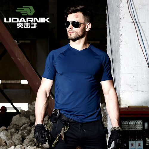 T-shirt sport pour homme UDARNIK à manche courte en polyester - Ref 2017910