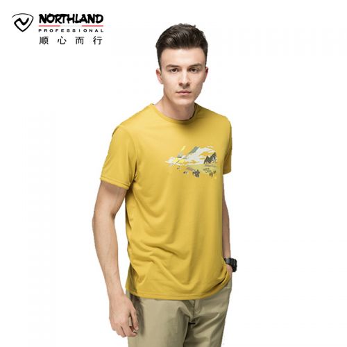 T-shirt sport pour homme NORTHLAND à manche courte - Ref 2017918