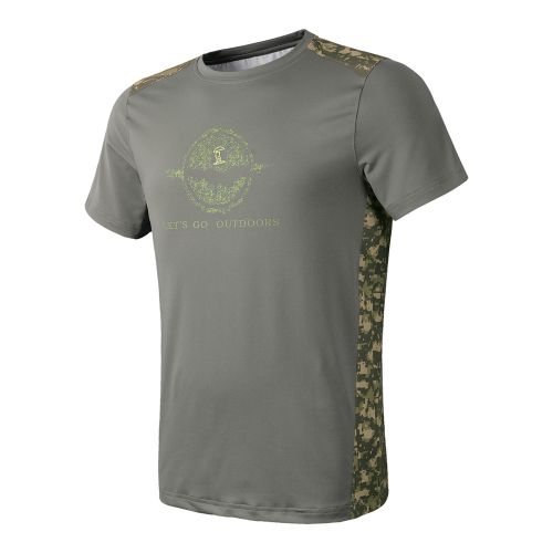 T-shirt sport pour homme YOGELTACKLE à manche courte en polyester - Ref 2017927