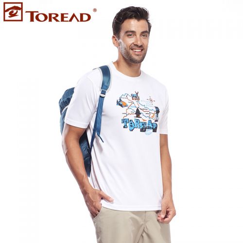 T-shirt sport pour homme TOREAD à manche courte en coton - Ref 2017958