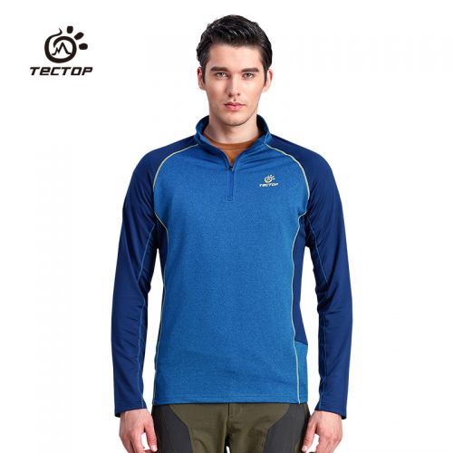 T-shirt sport pour homme TECTOP à manche longue en polyester - Ref 2017992