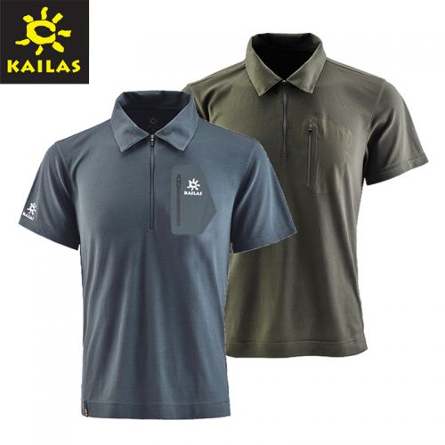 T-shirt sport pour homme KAILAS à manche courte en nylon - Ref 2018013