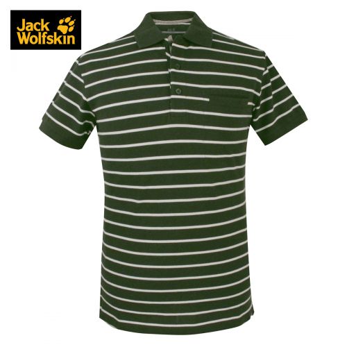 T-shirt sport pour homme JACK WOLFSKIN à manche courte en coton - Ref 2018068