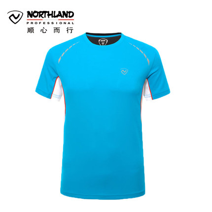 T-shirt sport pour homme NORTHLAND à manche courte en polyester - Ref 2018093