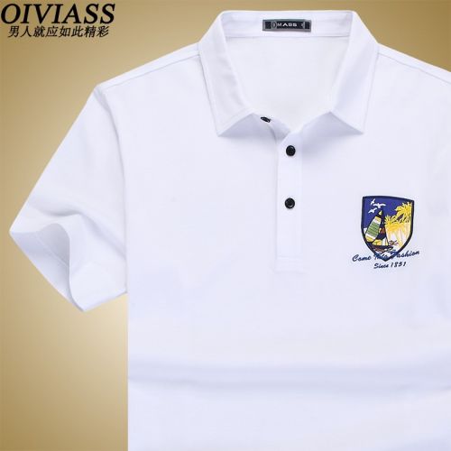 T-shirt sport pour homme OIVIASS à manche courte en coton - Ref 2018100
