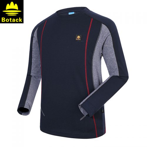 T-shirt sport pour homme BOTACK à manche longue en polyester - Ref 2018103