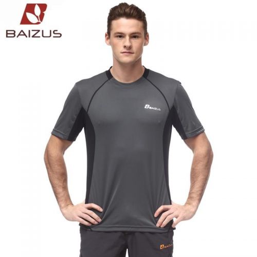 T-shirt sport pour homme à manche courte en polyester - Ref 2018104
