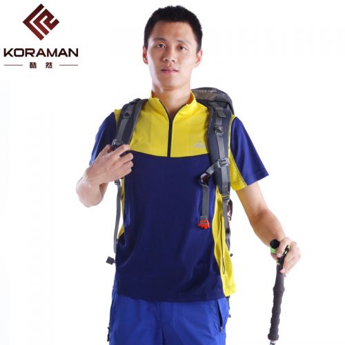 T-shirt sport pour homme KORAMAN à manche courte en polyester - Ref 2018121