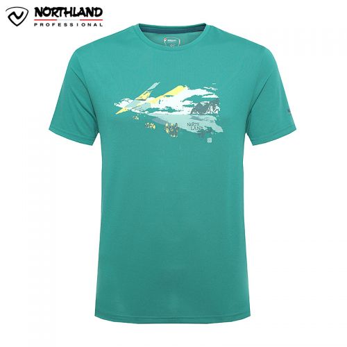 T-shirt sport pour homme NORTHLAND à manche courte en polyester - Ref 2018122