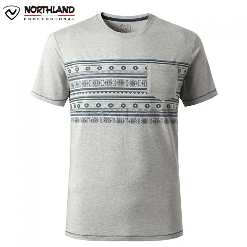 T-shirt sport pour homme NORTHLAND à manche courte en coton - Ref 2018142