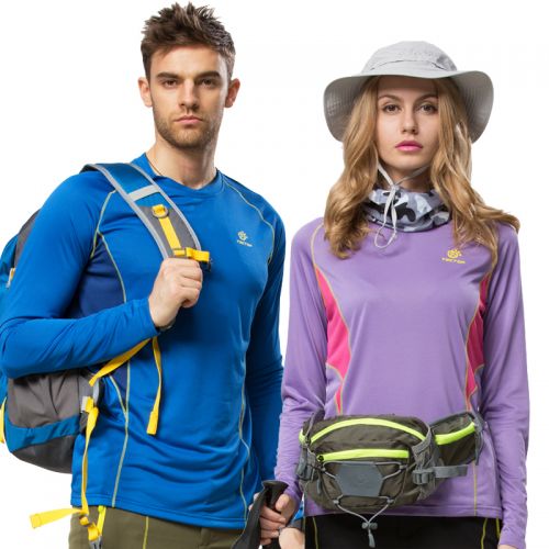 T-shirt sport pour homme TECTOP à manche longue en polyester - Ref 2018170