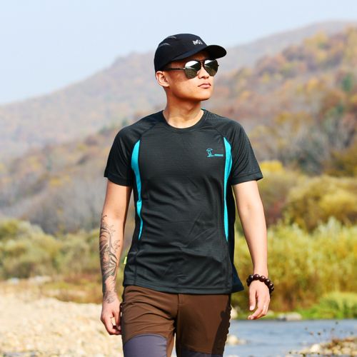 T-shirt sport pour homme PROTECTIVE à manche courte en nylon - Ref 2018220