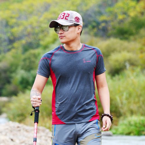 T-shirt sport pour homme PROTECTIVE à manche courte en nylon - Ref 2018221