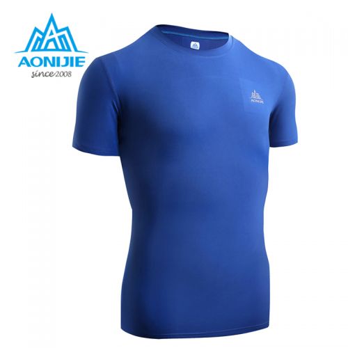 T-shirt sport pour homme à manche courte en nylon - Ref 2018225