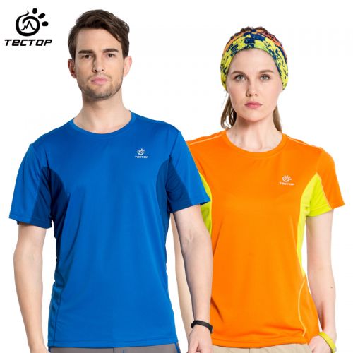T-shirt sport pour homme TECTOP à manche courte en polyester - Ref 2018252