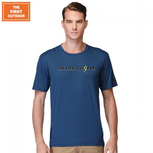 T-shirt sport pour homme THEFIRSTOUTDOOR à manche courte - Ref 2018305