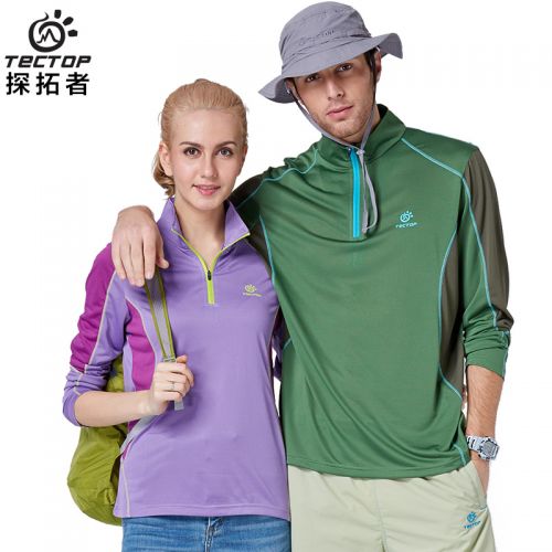 T-shirt sport pour homme TECTOP à manche longue en polyester - Ref 2018314