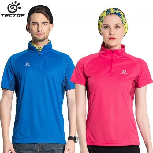 T-shirt sport pour homme TECTOP à manche courte en polyester - Ref 2018317