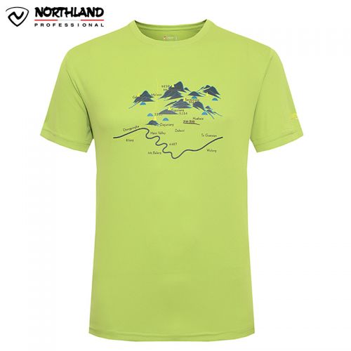 T-shirt sport pour homme NORTHLAND à manche courte - Ref 2018325