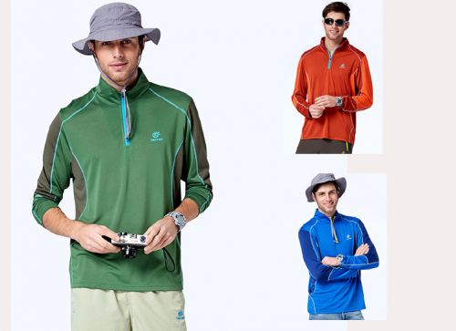 T-shirt sport pour homme TECTOP à manche longue en polyester - Ref 2018358
