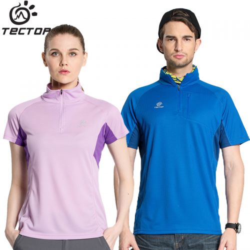T-shirt sport pour homme TECTOP à manche courte en polyester - Ref 2018368
