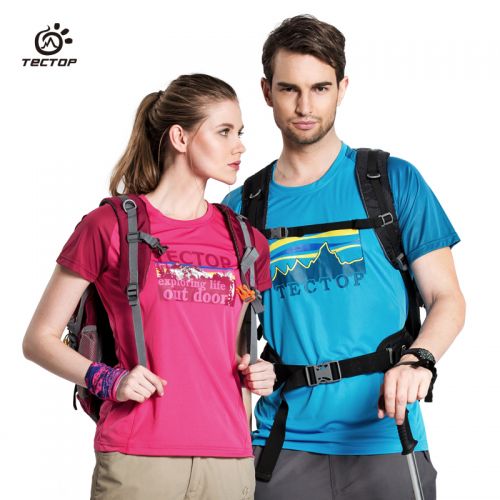 T-shirt sport pour homme TECTOP à manche courte en polyester - Ref 2018383