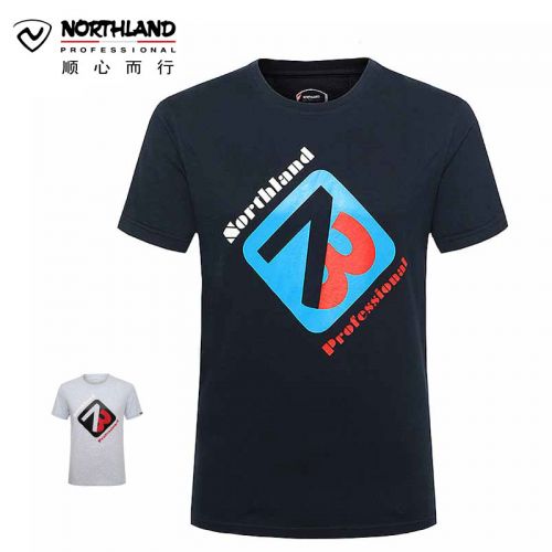 T-shirt sport pour homme NORTHLAND à manche courte en coton - Ref 2018388