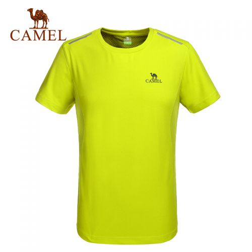 T-shirt sport pour homme CAMEL à manche courte en polyester - Ref 2018393