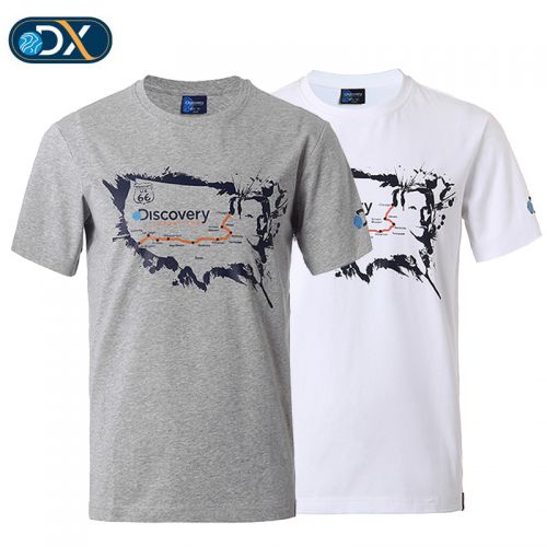 T-shirt sport pour homme DISCOVERY EXPEDITION à manche courte en coton - Ref 2018468