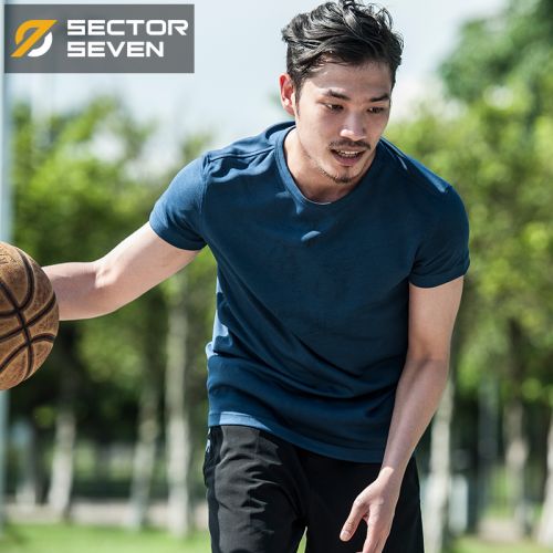 T-shirt sport pour homme à manche courte en polyester - Ref 2018555